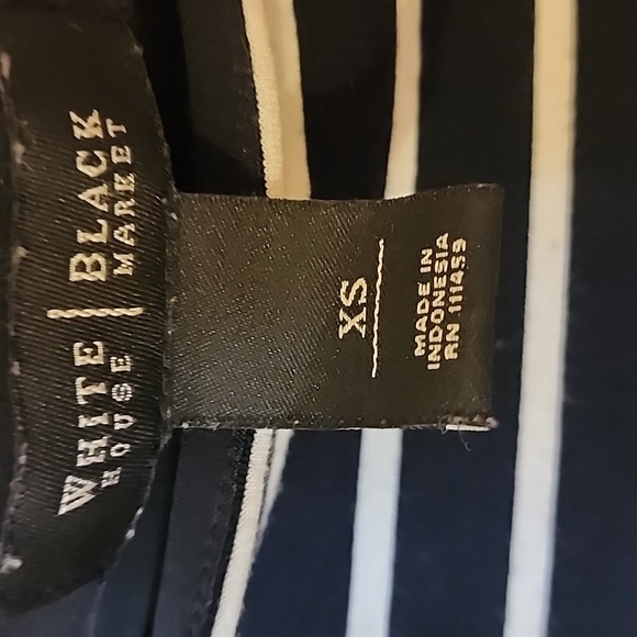 Striped black and white cotton, 3/4 sleeves size xs - Picture 4 of 4